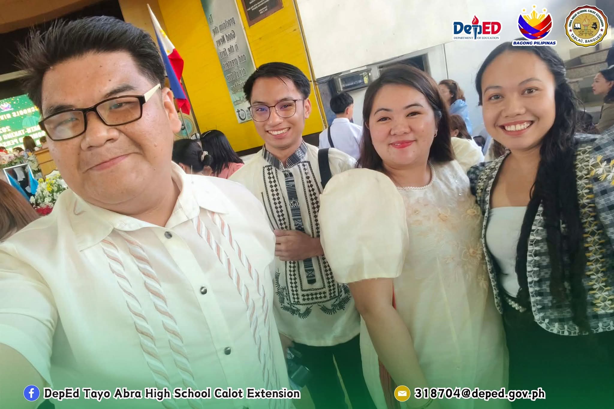 𝐀𝐛𝐫𝐚 𝐇𝐢𝐠𝐡 𝐒𝐜𝐡𝐨𝐨𝐥 𝐂𝐚𝐥𝐨𝐭 𝐄𝐱𝐭𝐞𝐧𝐬𝐢𝐨𝐧 𝐂𝐨𝐧𝐠𝐫𝐚𝐭𝐮𝐥𝐚𝐭𝐞𝐬 𝐍𝐞𝐰𝐥𝐲 𝐒𝐰𝐨𝐫𝐧-𝐈𝐧 𝐏𝐫𝐨𝐦𝐨𝐭𝐞𝐝 𝐓𝐞𝐚𝐜𝐡𝐞𝐫𝐬